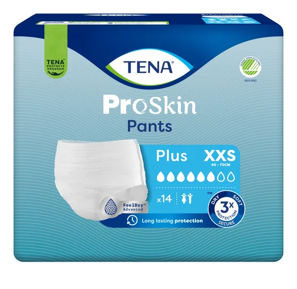 Бельё для недержания TENA Pants Plus XXS, 14 шт.