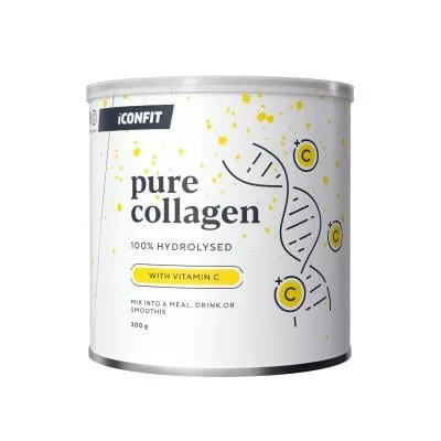 Iconfit hidrolizēts kolagēns + C vitamīns - bez garšas, pulveris 300 g