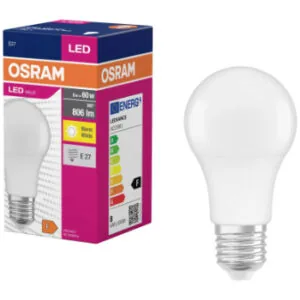 SPULDZE LED VALUE CLASSIC 60 8.5W,827 E27 220-240V FR