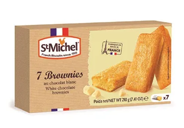 KĒKSS ST MICHEL BROWNIES AR BALTO ŠOKOLĀDI  210G