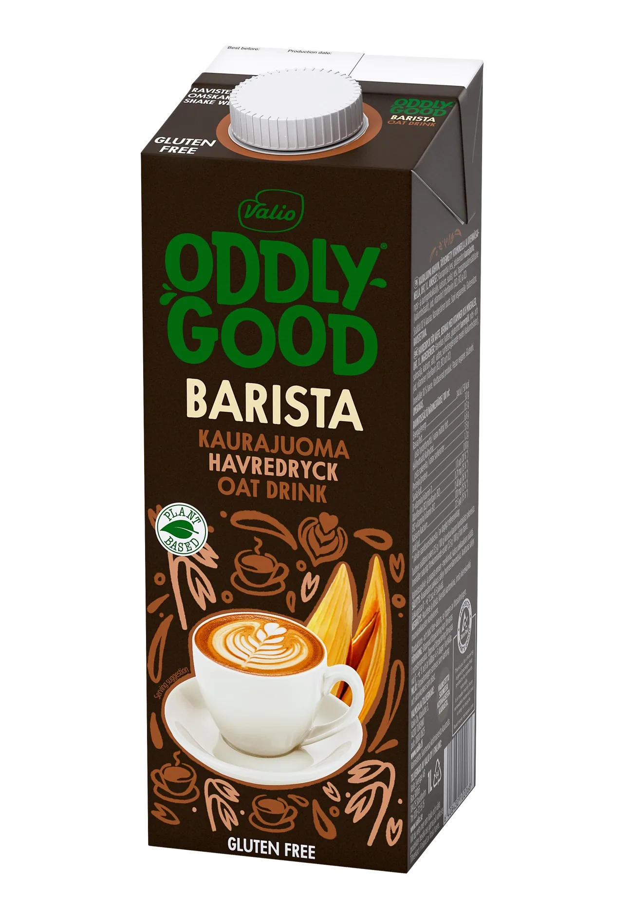 AUZU PIENS VALIO UHT BARISTA, ODDLYGOOD, 1L