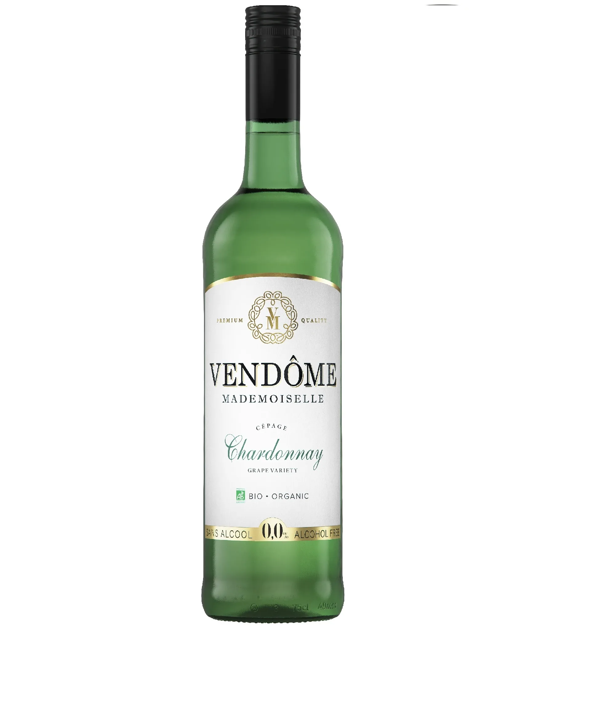 BEZALKOHOLISKS DZĒRIENS VENDOME CHARDONNAY, BIO, 0.75L (DEP)