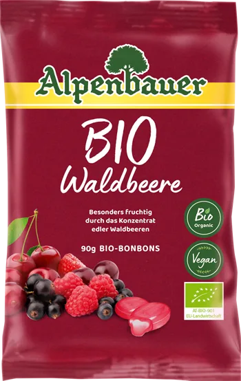 Alpenbauer BIO Waldbeere konfektes, 90 g