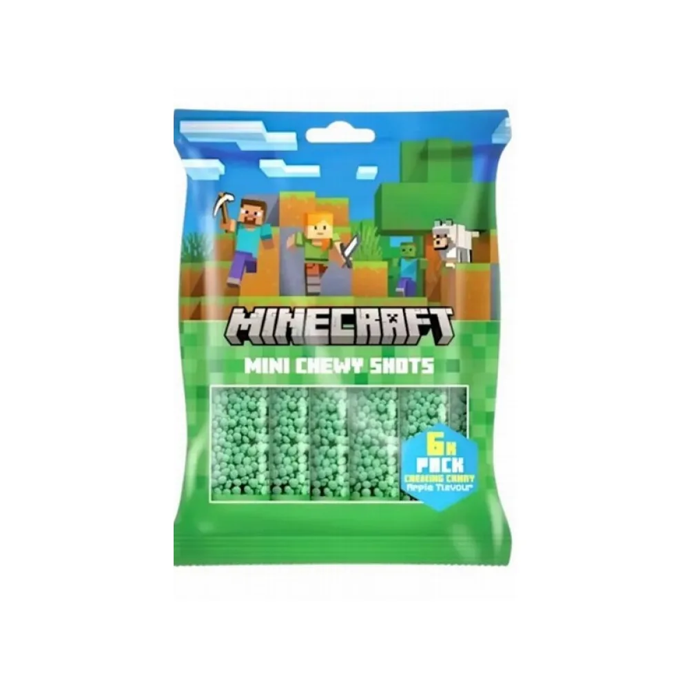 Конфеты Minecraft мини жевательные T&U, со вкусом яблока, 90 г