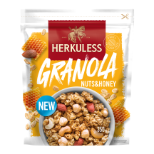 GRANOLA HERKULESS AR RIEKSTIEM UN MEDU 350G