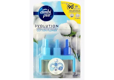 ELEKTRISKĀ GAISA ATSVAIDZINĀTĀJA REZERVE AMBI PUR 3VOL COTTON 20ML