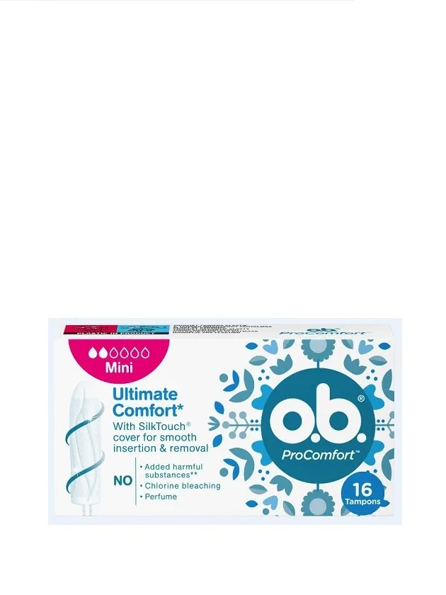 O.B. higiēniskie tamponi "procomfort™" mini, 16 gb.