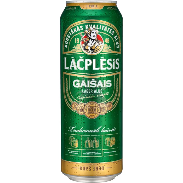 ALUS LĀČPLĒSIS GAIŠAIS 4,8% 0,568L