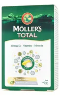 MOLLER`S TOTAL OMEGA-3+VITAMINS+MINERALS UZTURA BAGĀTINĀTAJS N28/28