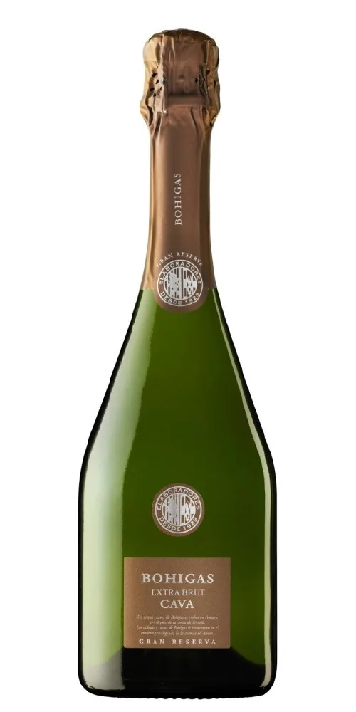 Dzirkstošais baltvīns Bohigas Cava, extra brut, 12%, 0,75 l