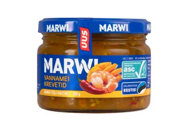 Креветки Vannamei с манго и чили в соусе Marwi, 280 г