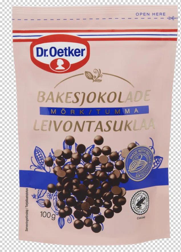 DARK CHOCOLATE COUVERTURE DROPS 100G
