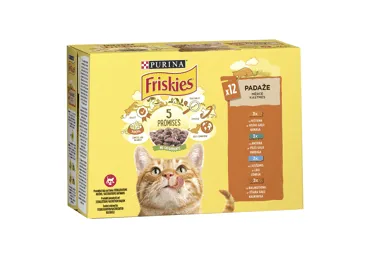 KONSERVĒTA KAĶU BARĪBA AR GAĻU UN ZIVI FRISKIES 12X85G