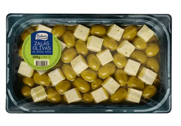 ZAĻĀS OLĪVAS AR GRIEĶU SIERU BALTAIS KG