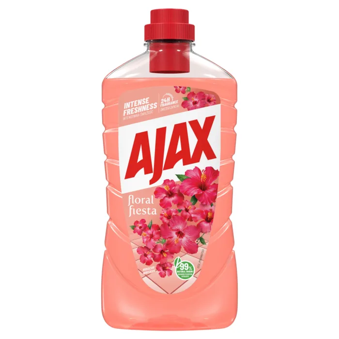 MĀJSAIMNIECĪBAS VIRSMU TĪRĪŠANAS LĪDZEKLIS AJAX FLORAL FIESTA HIBISCUS 1L