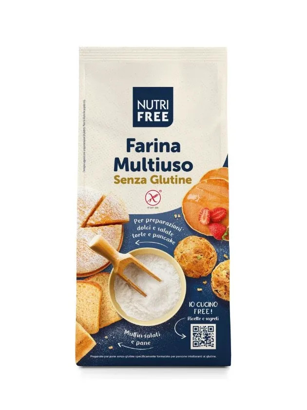 Nutrifree Farina Multiuso bezglutēna universālie milti, 1000 g