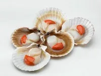 ĶEMMĪTES GLIEMEŽVĀKOS (PUSĪTES) AR IKRIEM, JĒLAS 20/30, 750 G/1 KG