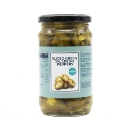 HALAPENJO PIPARI ZAĻIE ŠĶĒLĪTĒS, MARINĒTI 295G/160G GEMOSS COLLECTION
