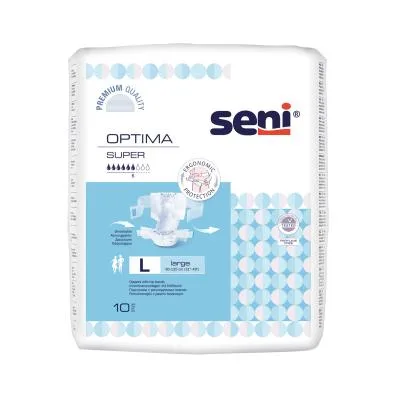 Подгузники-трусики для взрослых Seni Optima, размер L, 10 шт.