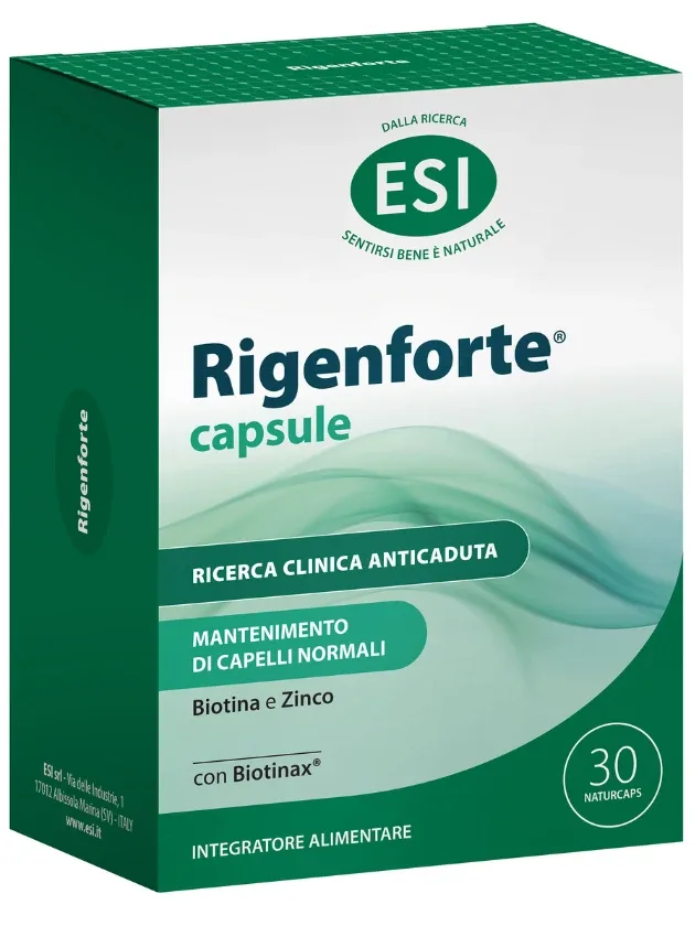 Esi Rigenforte (ZN,se,L-metionīns,L-cistīns ,biotīns ,B6), 30 kapsulas