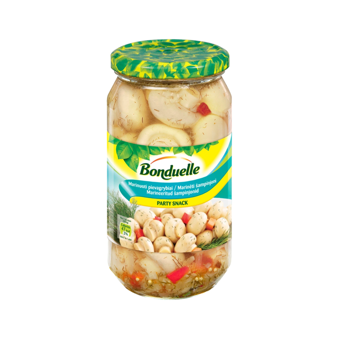 MARINĒTI ŠAMPINJONI BONDUELLE PARTY SNACK 540G/290G