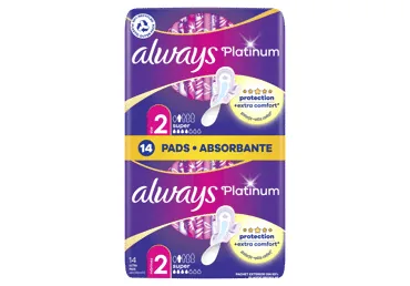 HIGIĒNISKĀS PAKETES ALWAYS PLATINUM ULTRA SUPER DUO 14GB