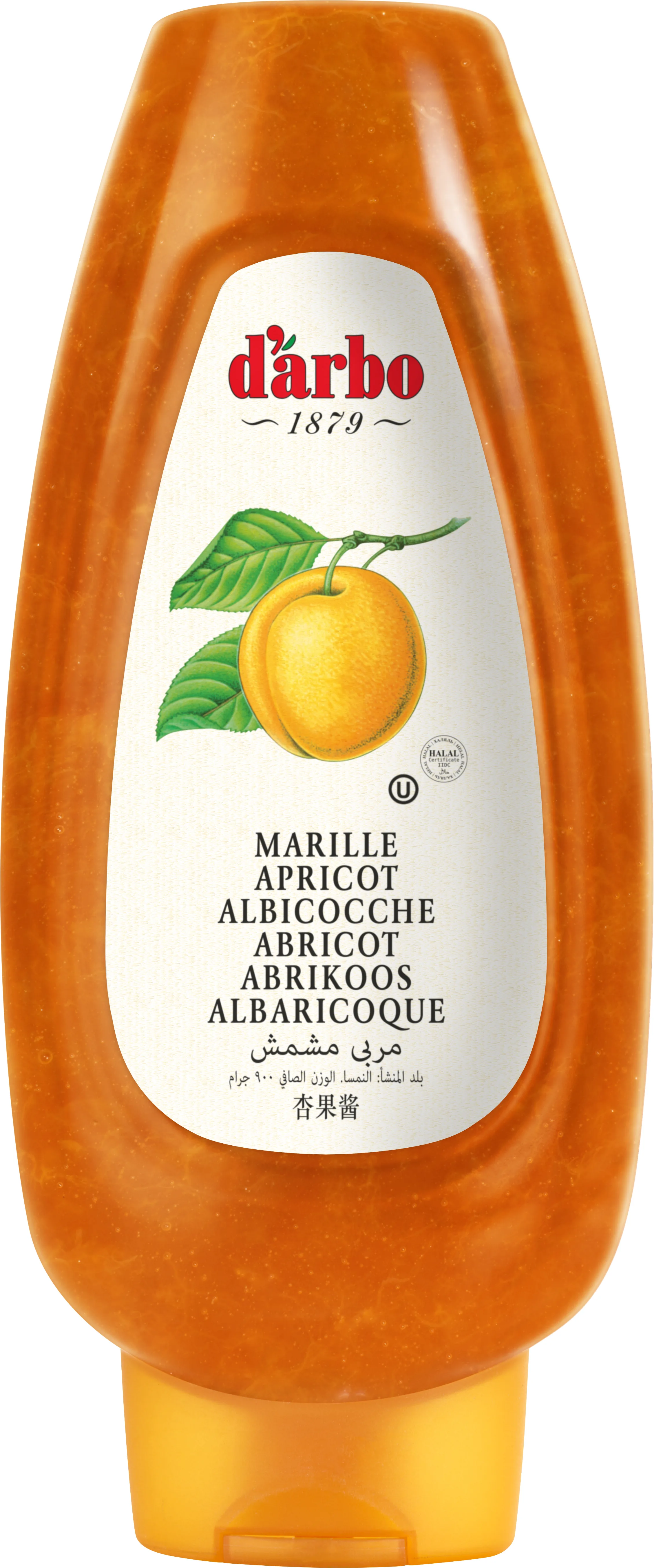 APRIKOŽU DŽEMS D'ARBO, 900G