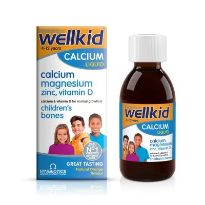 Wellkid calcium sīrups 150 ml