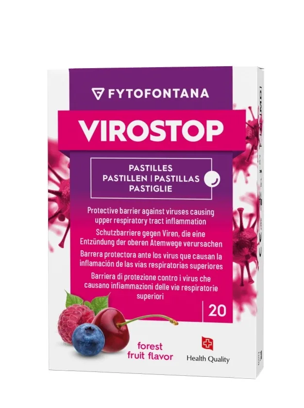Fytofontana virostop pastilas ar meža ogu garšu, 20 gb.