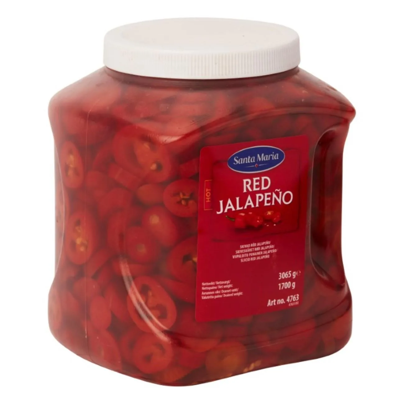 PIPARI SARKANIE HALAPENJO ŠĶĒLĪTĒS SANTA MARIA,3.065KG/1.75KG
