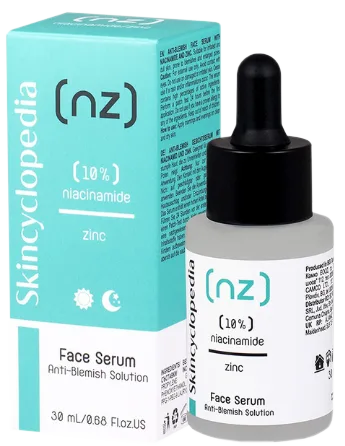 Skincyclopedia 10% niacinamide + 1% zinc serums, 30 ml