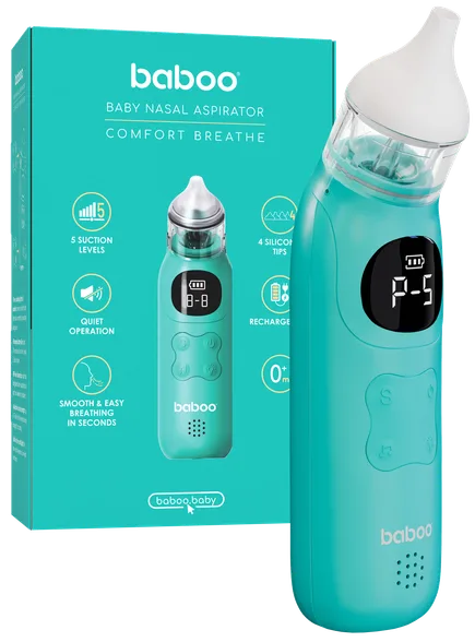 Baboo Comfort Breathe, 0+ mēn. deguna aspirators, 1 gab.