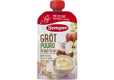BIEZENIS SEMPER GRAUDU-ĀBOLU-BANĀNU-KANĒĻA 6+ 120G