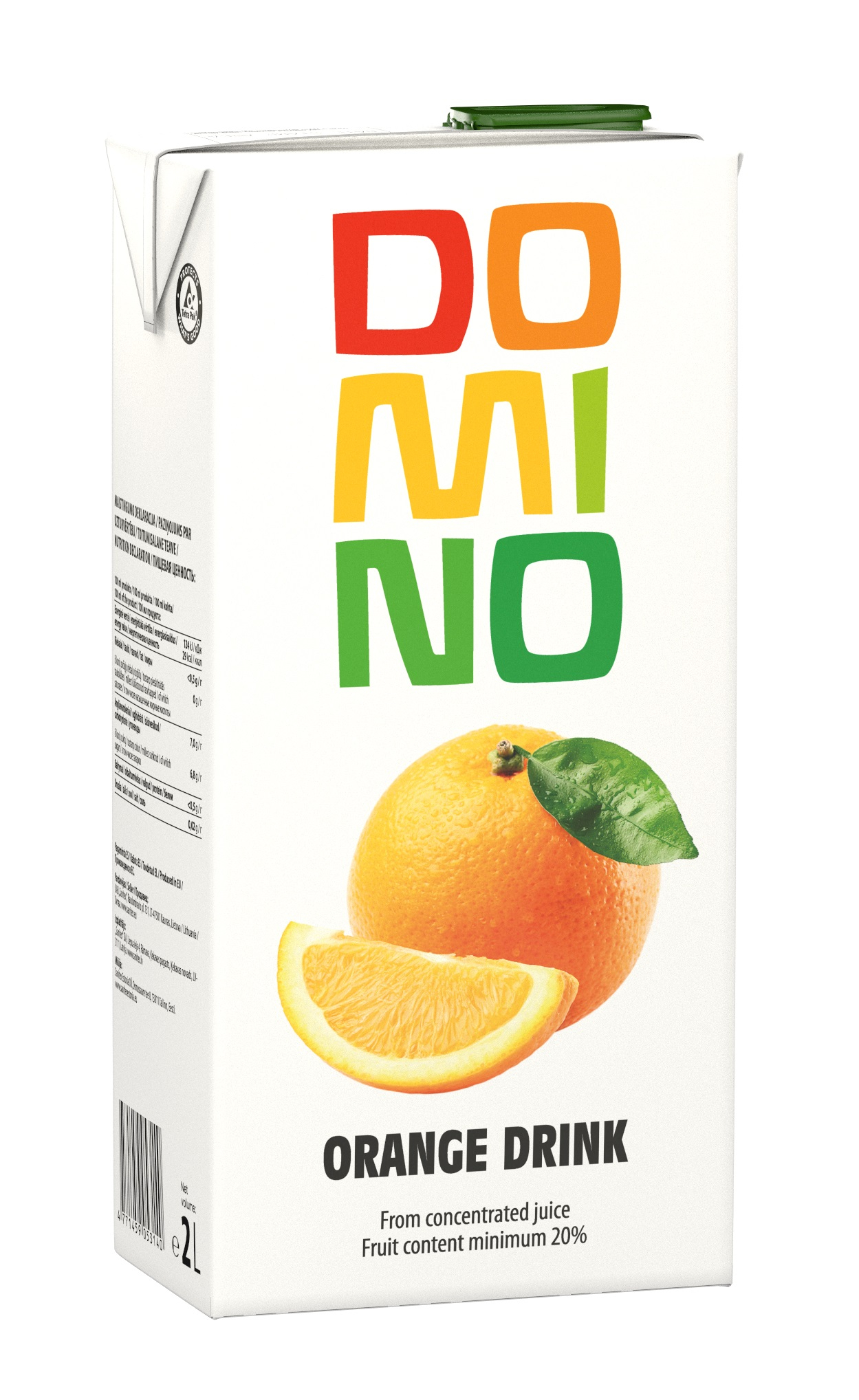 DZĒRIENS DOMINO APELSĪNU, 2 L