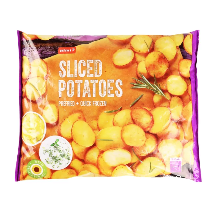 KARTUPEĻU ŠĶĒLĪTES RIMI APCEPTAS UN ĀTRI SASALDĒTAS 1KG