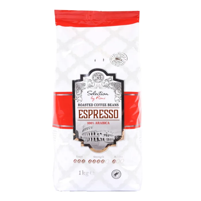 GRAUZDĒTAS KAFIJAS PUPIŅAS SELECTION BY RIMI ESPRESSO 1KG