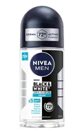 NIVEA MEN INVISIBLE FOR BLACK&WHITE FRESH RULLĪŠA ANTIPERSPIRANTS, 50ML