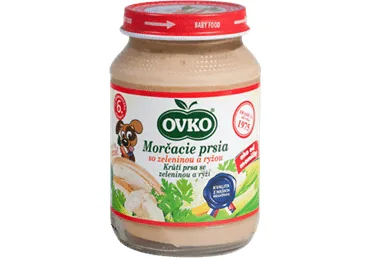 BIEZENIS OVKO TĪTARA GAĻA AR DĀRZEŅIEM UN RĪSIEM  6+ 190G