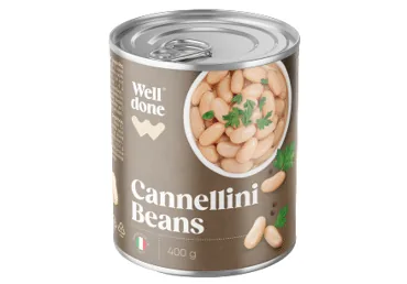 KONSERVĒTAS BALTĀS PUPIŅAS CANNELINI WELL DONE 400G