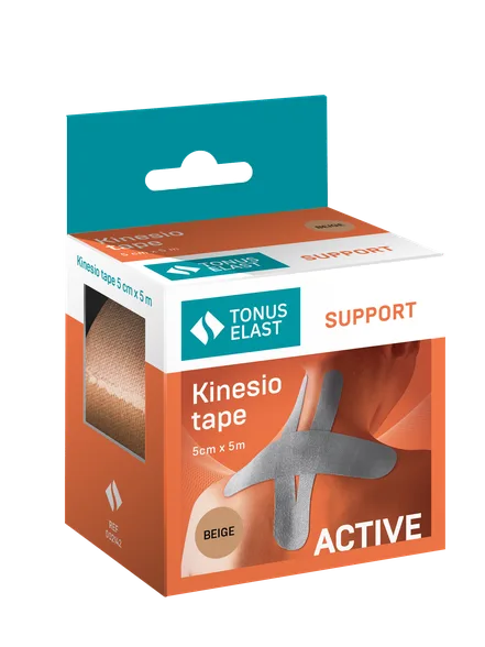 Tonus Elast Kinesiology Tape 5 cm X 5 m kinezioloģiskais teips, 1 gab.
