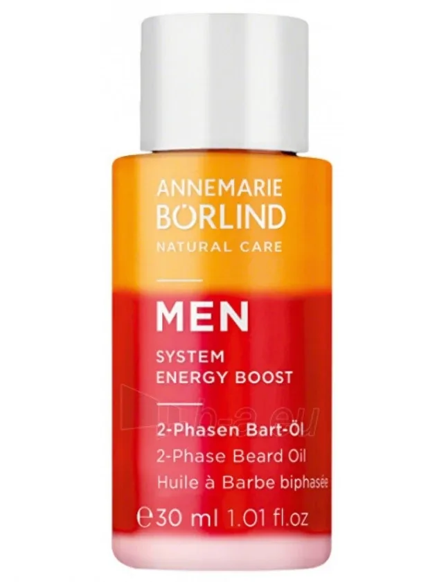 Annemarie Borlind Men System Energy boost 2-phase beard eļļa bārdai, 30 ml
