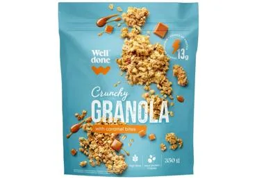GRANOLA AR KARAMELI WELL DONE 350G
