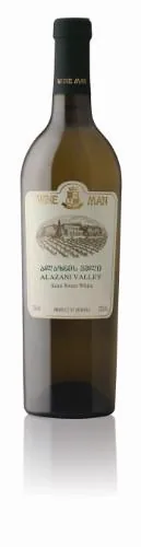 Baltvīns Wine Man Alazani Valley, pussalds, 11,5%, 0,75 l