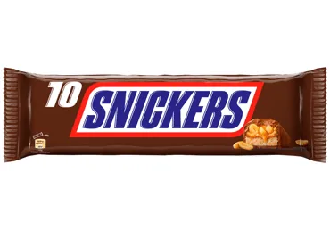 ŠOKOLĀDES BATONIŅŠ SNICKERS 500G 10PAK.