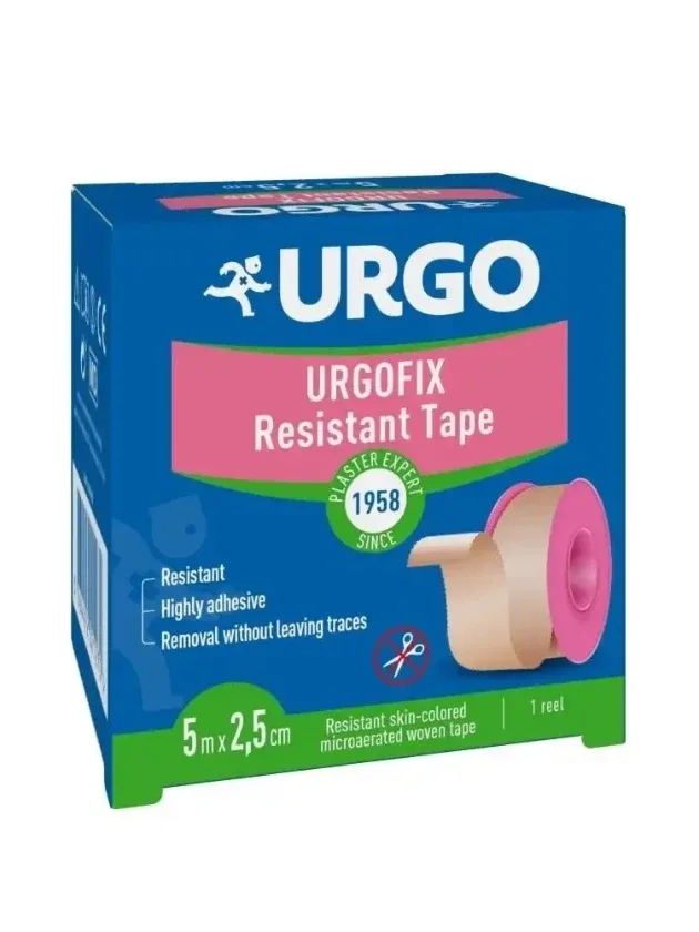 Urgo Fix plāksteri, 5 m X 2,5 cm