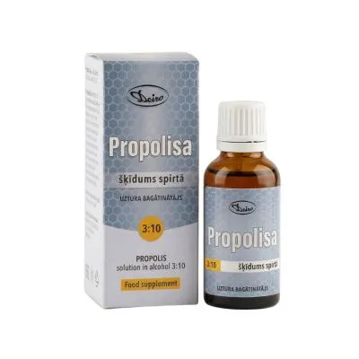 Propolisa šķīdums spirtā 3:10 25 ml