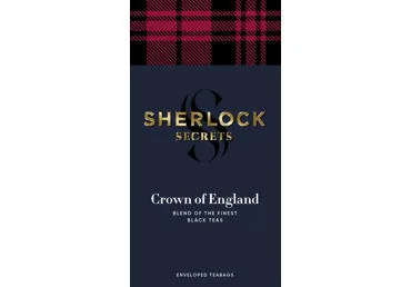 MELNĀ TĒJA SHERLOCK SECRETS CROWN OF ENGLAND 22X2G