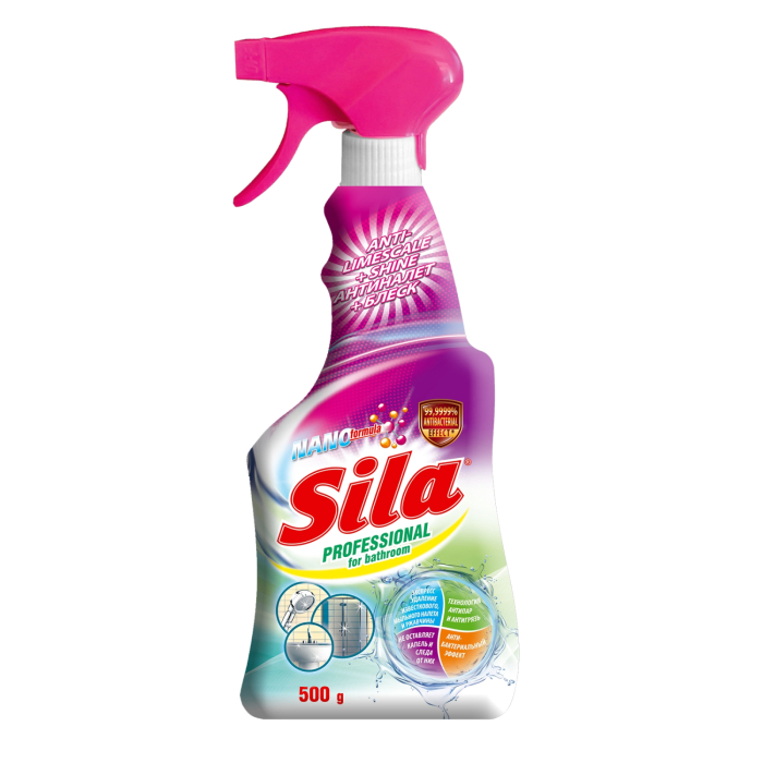 TĪRĪŠANAS LĪDZEKLIS VANNAS ISTABAI SILA 500 ML