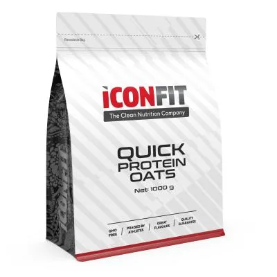 Iconfit Quick Protein Oats ar upeņu garšu 1 kg