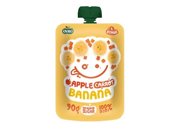 BIEZENIS OVKO BIO ĀBOLU-BURKĀNU-BANĀNU 6+ 90G